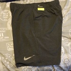 Men's New Nike Cotton blend-drawstring shorts